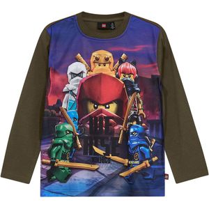 LEGO® Wear Ninjago Blouse - LwtAffy - Donkergroen - LEGO® Wear - 4 jaar (104) - Shirts