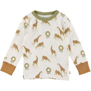 Katvig Blouse - Wit m. Giraf - Katvig - 7 jaar (122) - Shirts