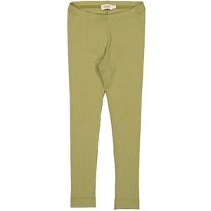 MarMar Leggings - Rib - Modaal - Ceder Green - MarMar - 9 jaar (134) - Leggings