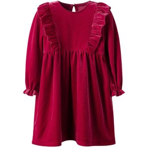 Name It Jurk - Fluweel - NmfRinne - Nar Rood - Name It - 6 jaar (116) - Jurk