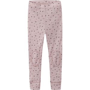Name It Leggings - Wol/Modaal - Rib - NmfWomi - Shadow Grijs/Ned - Name It - 2 jaar (92) - Leggings - Wol