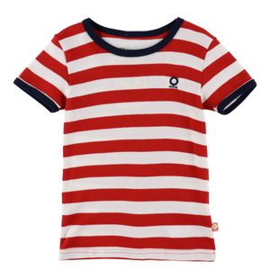 Katvig T-Shirt - Rood/Wit Gestreept - Katvig - 1½ jaar (86) - T-Shirts