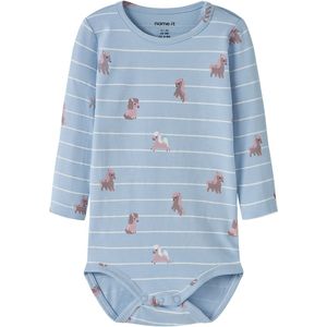 Name It Romper l/s - NbfVandora - Windsurfer/schattig Pony - Name It - 74 - Romper L/S