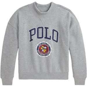 Polo Ralph Lauren Sweatshirt - Grijs Gevlekt m. Print - Polo Ralph Lauren - 7 jaar (122) - Sweatshirt