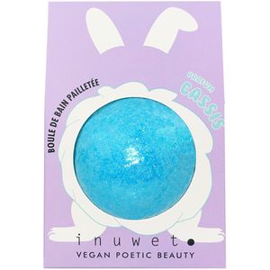 Inuwet Bath Bomb m. Geur - Zwarte bes - Turquoise m. Glitter - Inuwet - OneSize - Persoonlijke Verzorging