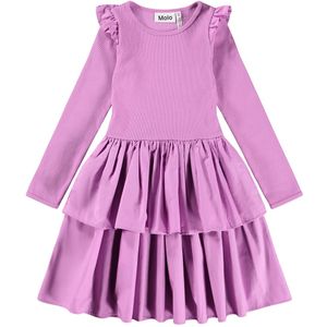Molo Jurk - Rib - Cathi - Purple Ray - Molo - 5-6 jaar (110-116) - Jurk