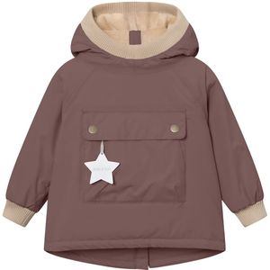 Mini A Ture Winterjas - MatBaby Wen Fleece Anorak - Peperkorrel - Mini A Ture - 74 - Winterjassen