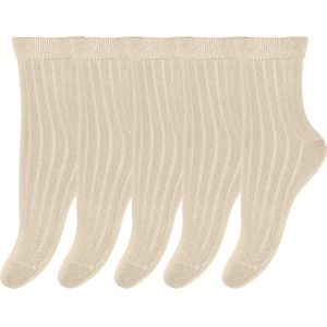 Minipop Sokken - Bamboe - 5-pack - Off White - MiniPop - 19/22 - Sokken