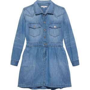 Tommy Hilfiger Jurk - Denim - Vicosedenim Blue - Tommy Hilfiger - 3 jaar (98) - Jurk