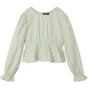 LMTD Blouse - NlfTipsy - Cropped - Tortelduif/Créme De Menthe St - LMTD - 13-14 jaar (158-164) - Shirts