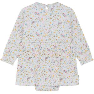 Hust and Claire Body met Rok l/s - HCDenete - Rib - Water - Hust and Claire - 68 - Romper L/S