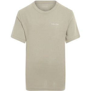Calvin Klein T-Shirt - Borst Inst. Logo - Laurier Oak Grey - Calvin Klein - 8 jaar (128) - T-Shirts