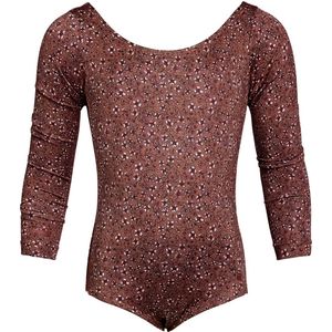Rethinkit Turnpak - Frida - Rose Brown Bloemen - Rethinkit - 3-4 jaar (98-104) - Sportkleding