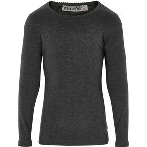 Minymo Blouse - Antraciet Gevlekt - Minymo - 68 - Shirts