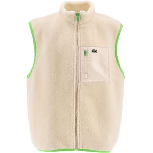 Lacoste Fleece Vest - Teddy - Lapland/Multico - Lacoste - 12 jaar (152) - Fleece Jas