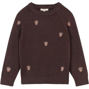 Fliink Blouse - Gebreid - Benna - Eikel - Koffieboon - Fliink - 74 - Shirts