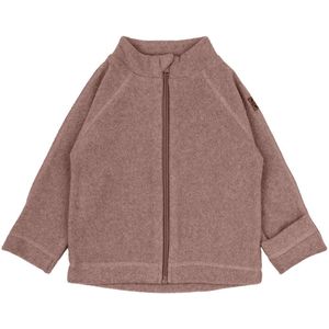 Mikk-Line Fleece Jas - Burlwood Melange - Mikk-Line - 2 jaar (92) - Fleece Jas