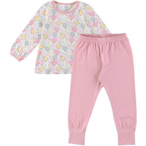 Joha Pyjama set - Roze m. Ballonnen - Joha - 100 - Pyjama - Tweedelig