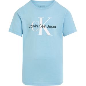 Calvin Klein T-Shirt - CK-monogram - Blue Bell - Calvin Klein - 8 jaar (128) - T-Shirts