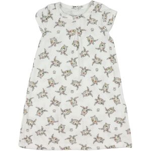 Katvig Jurk - Wol - Wit m. Schildpadden - Katvig - 1 jaar (80) - Jurk