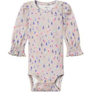 Name It Romper l/æ - NbfDayla - Parelmoer Cloud - Name It - 56 - Romper L/S