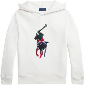 Polo Ralph Lauren Hoodie - Holiday - Wit m. Logo - Polo Ralph Lauren - 8 jaar (128) - Hoodie