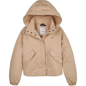 Tommy Hilfiger Jas - Cotton Parka - Light Oker - Tommy Hilfiger - 8 jaar (128) - Zomerjas