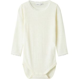 Name It Romper L/æ - Wol - Noos - NmfWang - Snow White m. Pointe - Name It - 1½ jaar (86) - Romper L/S