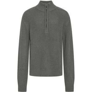 Grunt Blouse - Gebreid - Durbuy - Light Grey - Grunt - 10 jaar (140) - Shirts