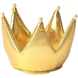 Den Goda Fen Kostuum - Prinsessenkroon - Goud - Den Goda Fen - OneSize - Kostuum