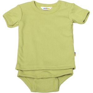 Joha Romper s/s - Rib - Dusty Groen - Joha - 60 - Romper S/S