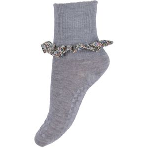 GoBabyGo Sokken - Anti-Slip - Bamboe/Liberty - Grey Melange - GoBabyGo - 27/30 - Sokken