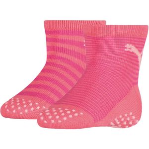 Puma - Grey melange - Unisex Babysokken - 2 Paar - Antislip