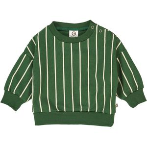 Müsli Sweatshirt - Krijtstreep - Green Gables/Oak - Müsli - 68 - Sweatshirt