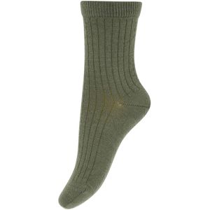 MP Sokken - Wol - Rib - Olivijn - MP - 25/28 - Sokken
