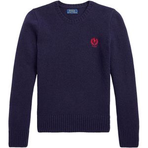 Polo Ralph Lauren Blouse - Wol - Classics ll - Donkerblauw - Polo Ralph Lauren - 8-10 jaar (128-140) - Shirts