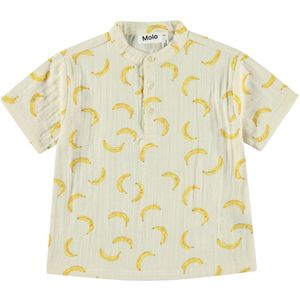 Molo Overhemd - Ooit - Schattige bananen - Molo - 68 - Hemd S/S