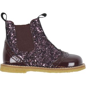 Angulus Laarzen - Chelsea - Aubergine m. Glitter - Angulus - 22 - Laarzen