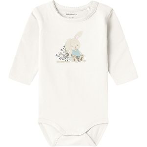 NAME IT - Nbfnejse Ls Body Box - Rompertje - Jet Stream - Lange Mouwen voor Babymeisjes