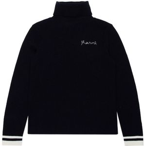 Marni Blouse - Rib - Zwart m. Wit - Marni - 10 jaar (140) - Shirts