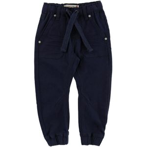 Minymo Broek - Twill Loose - Navy - Minymo - 68 - Broeken - Katoen