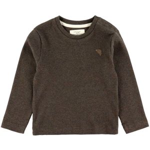 VACVAC Blouse - Scharlaken - Rib - Dark Brown Melange - VACVAC - 3-4 jaar (98-104) - Shirts