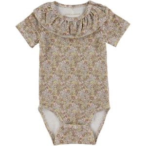 Sofie Schnoor Romper s/s - Rose W. Yellow - Sofie Schnoor - 62 - Romper S/S