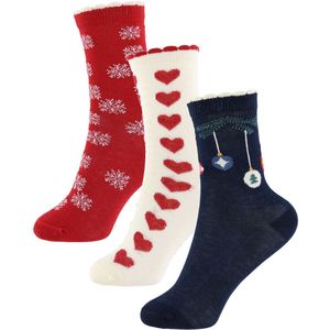 Minymo Sokken - 3-pack - Rio Rood - Minymo - 23/26 - Sokken