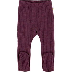 Joha Leggings m. Voet - Wol - Rib - Pruim - Joha - 50 - Leggings - Wol