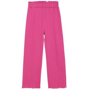 Minymo Broek - Rib - Fuchsia Fedora - Minymo - 4 jaar (104) - Broeken - Katoen