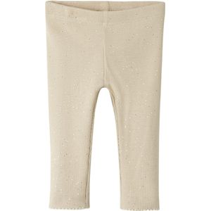 Name It Leggings - Rib - NbfRosally - Rib - Cement - Name It - 50 - Leggings
