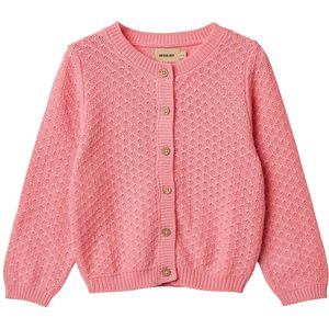 Wheat Cardigan - Gebreid - Magnella - Flamingo Roze - Wheat - 4 jaar (104) - Cardigan