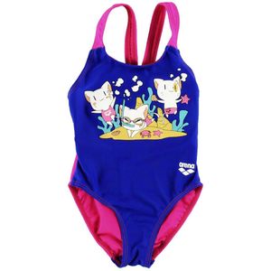 Arena Zwempak - Friends Kids Meisje - Royal/Freak Rose - Arena - 1-2 jaar (80-92) - Badmode