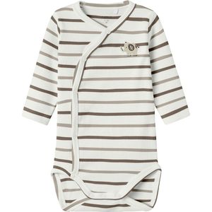 Name It Wikkelromper l/s - Rib - NbnOfant - Cloud Danser - Name It - 56 - Romper L/S